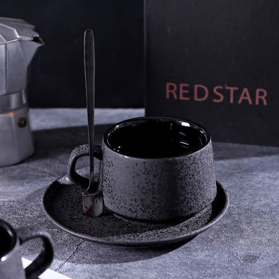 Accueil Hôtel Restaurant Bureau Porcelaine glacée Yao Noir Avec une capacité de 260 ml