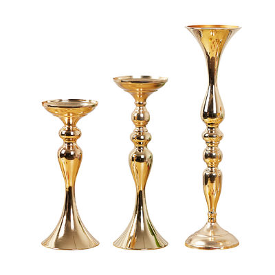 Taille personnalisée Porte-bougies en métal or Mermaid Design pour les événements domestiques Banquets