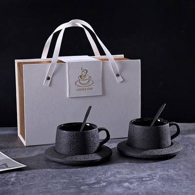 Accueil Hôtel Restaurant Bureau Porcelaine glacée Yao Noir Avec une capacité de 260 ml