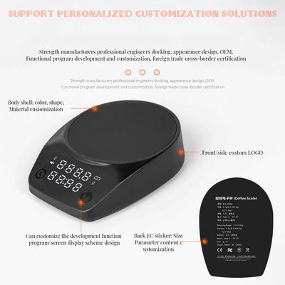 Mesures précises Balance de café de cuisine avec minuterie de type C