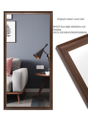 Grand rectangle Polystyrène cadre miroir de plancher en verre pour le supermarché Acheteur commercial