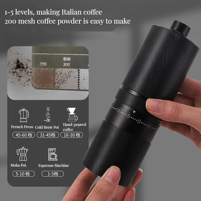 C2 broyeur de café manuel à barbe conique en céramique et capacité de 25 g pour cuisine moderne