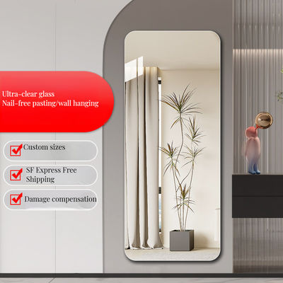 Meilleur miroir vertical couleur personnalisé avec miroirs de design moderne