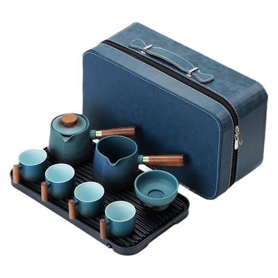 300 ml de thé en céramique Kung Fu adapté aux voyages, manche latérale amovible et design moderne