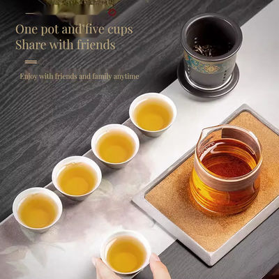 Porcelaine en céramique tasse à café Logo personnalisé ensemble cadeau avec stylo Set de thé Notebook Style de conception