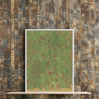 Peinture à l'huile moderne sur toile Impression numérique stylée Décoration murale de fleurs pour hôtel