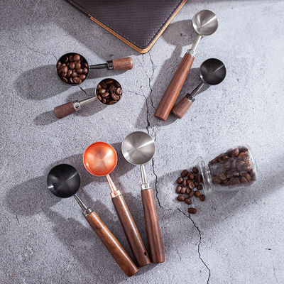 Cuillères à mesurer en métal en céramique de 15 ml 30 ml Outils de précision pour les brasseurs de café et de thé