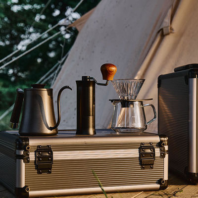 600ml Capacité tasse de café en céramique de porcelaine ensemble de six pièces Kit avec échelle de pot de filtre