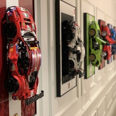 Cadre de verre de luxe pour chambre à coucher