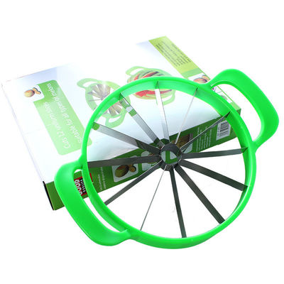 Coupeuse de légumes à la main en acier inoxydable coupeuse de pastèque en bambou pour cantaloupes de melon