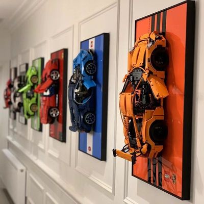 Cadre photo en verre avec un design art déco exquis