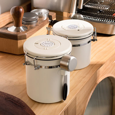 Contenant de stockage de grains de café en acier inoxydable multifonctionnel avec logo personnalisé 1500ml
