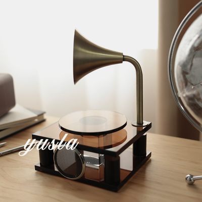 Bois massif pur abstrait Art déco Aromathérapie diffuseur Ornementation pour la maison