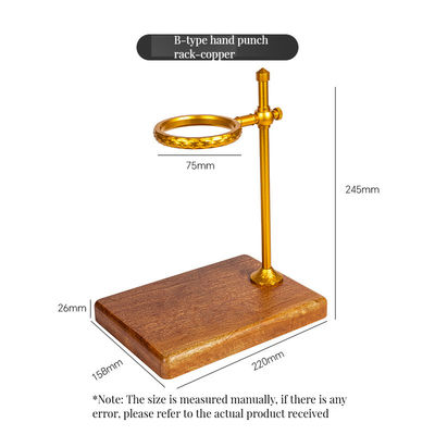 Outils de brassage du café Grade alimentaire Dripper en bois pour le remplissage de la station
