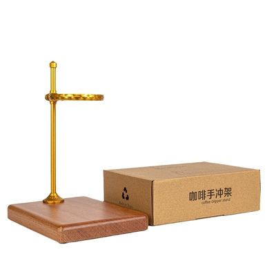 Outils de brassage du café Grade alimentaire Dripper en bois pour le remplissage de la station