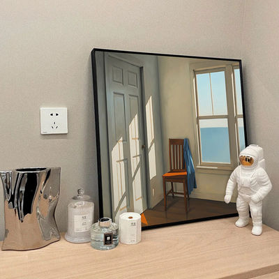 Cadre Oui Art déco nordique contemporain Fenêtre Soleil Tissu Imprimé pour la décoration murale de la maison