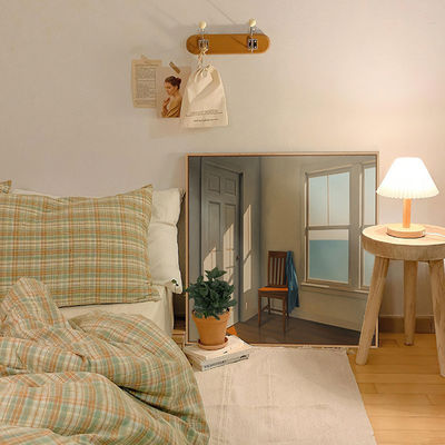 Cadre Oui Art déco nordique contemporain Fenêtre Soleil Tissu Imprimé pour la décoration murale de la maison