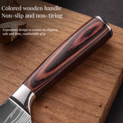 Couteau de cuisine à ossature de poisson de type métallique, couteau à filets en acier inoxydable 3Cr13