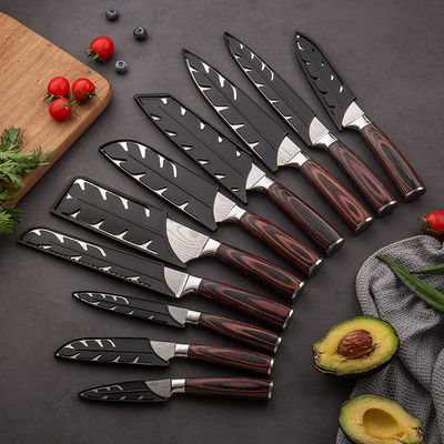 Couteau de cuisine à ossature de poisson de type métallique, couteau à filets en acier inoxydable 3Cr13