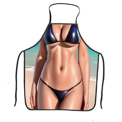 Pour les femmes, le tablier de cuisinier personnalisé en coton sans manches est une couverture imprimée pour le nettoyage à domicile.