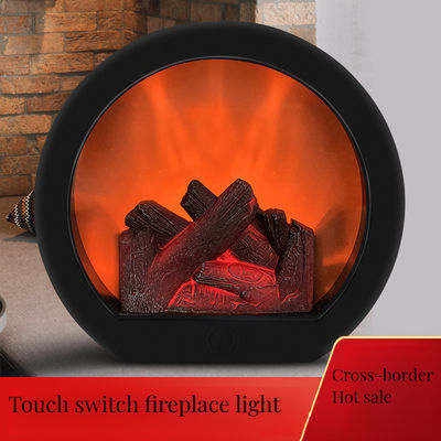 Produit pour la lampe de mur LED de Noël batterie tactile lampe à huile de flamme Matériau plastique en rose