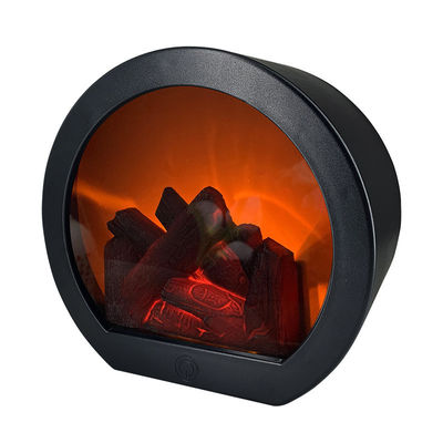 Produit pour la lampe de mur LED de Noël batterie tactile lampe à huile de flamme Matériau plastique en rose