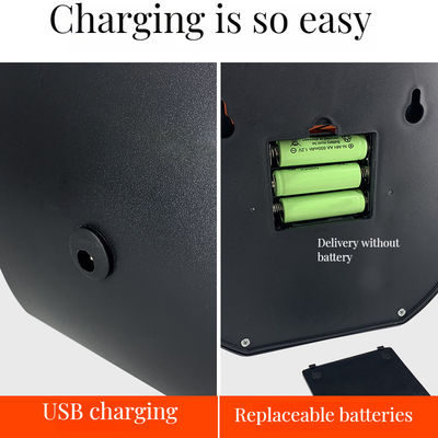 Produit pour la lampe de mur LED de Noël batterie tactile lampe à huile de flamme Matériau plastique en rose