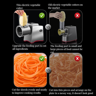 Rouleau de salade électrique réutilisable en acier inoxydable pour couper des légumes polyvalents