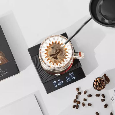 Améliorez votre cuisine avec cette balance de poids de café en miroir noir haute densité