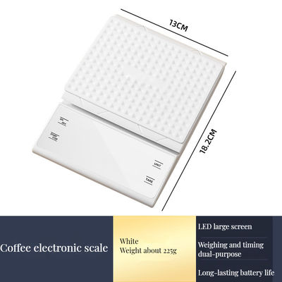 Dispositif de mesure numérique du poids ABS pour cuisine 3 kg/0,1 g Températeur de la balance du café