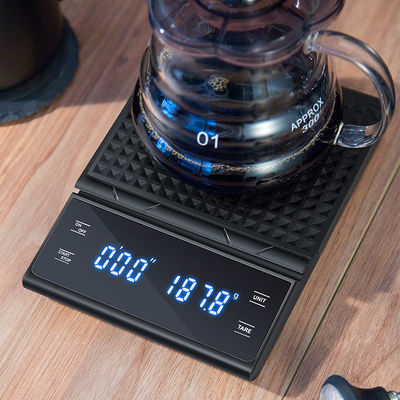 Dispositif de mesure numérique du poids ABS pour cuisine 3 kg/0,1 g Températeur de la balance du café
