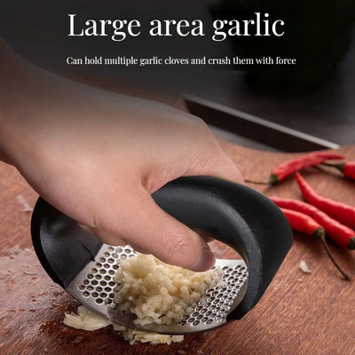 Logo personnalisé facile de nettoyer les gadgets de cuisine en bambou Minceur pour le gingembre et l'ail trancheur