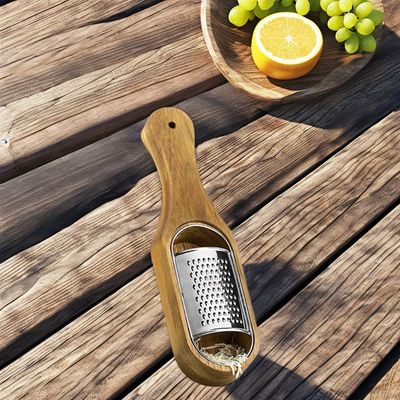 Cuisine rustique rangement Crème à fromage pour légumes Grilleuse à bois d'acacia faite à la main
