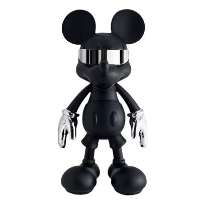 Ornements en céramique à base de Mickey Mouse blanc blanc multifonctionnel pour le design cyberpunk moderne