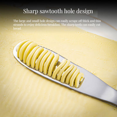 Couteau à beurre en acier inoxydable en argent plaqué en titane à manche longue de beurre de confiture Spatula Crème de décoration de vaisselle de table occidentale