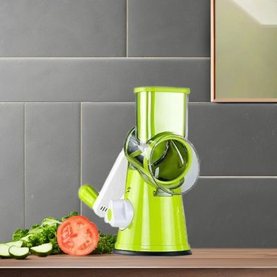 Grilleuse à tambour rotatif en plastique pour cuisine à table pour trancher des aliments végétaux, des pommes de terre et du fromage