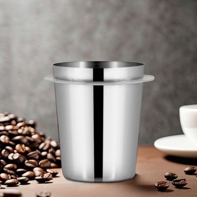 Coupe de dosage d'espresso en acier inoxydable 51/58 mm avec alimentateur en poudre