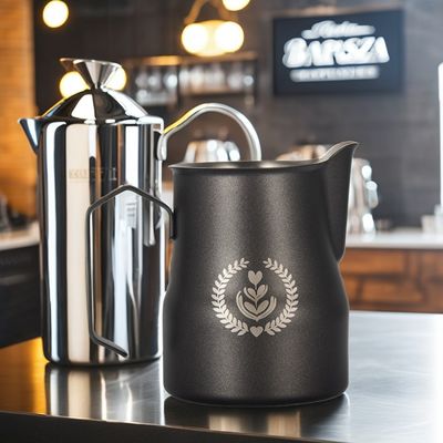 Une casserole spéciale en acier inoxydable de 350 ml / 500 ml avec un design américain