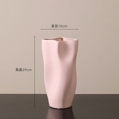 Vase en céramique contemporaine idéale pour les mariages Tableau d'affichage en céramique Vases de produits ménagers