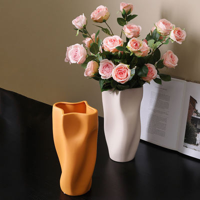 Vase en carton de papier en céramique de design nordique contemporain pour la décoration de mariage à domicile