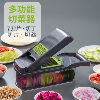 15 pièces multi-fonctionnelle de bambou à main trancheuse pour les légumes et les fruits d'oignon
