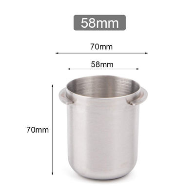 Anneau de dosage de café 51/58mm Alliage d'aluminium Reniflement de tasse poudre d'alimentation Espresso outils tasse