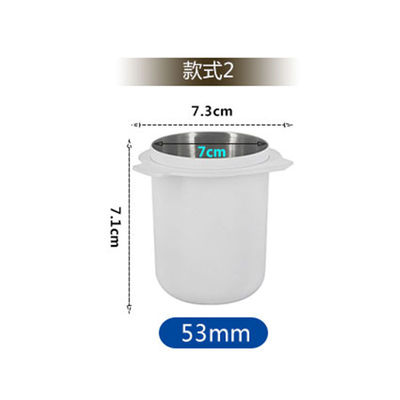 Anneau de dosage de café 51/58mm Alliage d'aluminium Reniflement de tasse poudre d'alimentation Espresso outils tasse