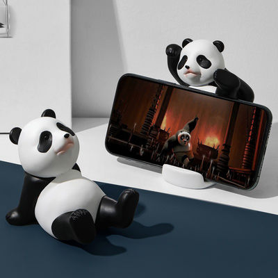 Stand en résine pour smartphones et tablettes mignon Panda Utilisation de bureau murale par Stellar Kawaii