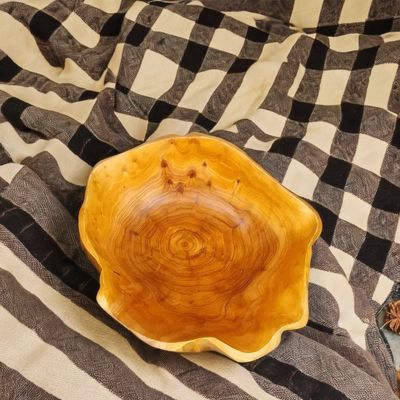 15-45cm Style ferme bols d'artisanat en bois pour les clés de la salle à manger Noix porte-bougies et plus