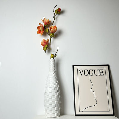 Vase à coquille blanche haute moderne Exquise mère de perle Décoration pour l' intérieur