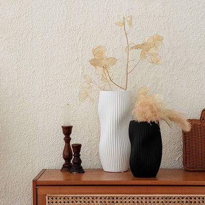 Vase en céramique italienne moderne préférée des supermarchés pour des arrangements floraux exquis