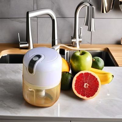 Outil de cuisine 2024 Mini électrique 250mL d'ail machine à ginger pour ustensiles durables robustes