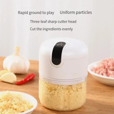 Outil de cuisine 2024 Mini électrique 250mL d'ail machine à ginger pour ustensiles durables robustes