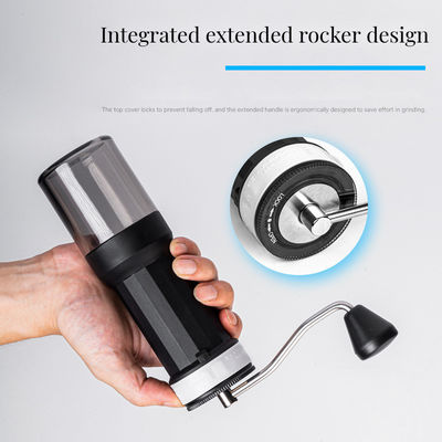 Mini moulin à main Moulin à café en plastique en acier inoxydable de design moderne pour les restaurants